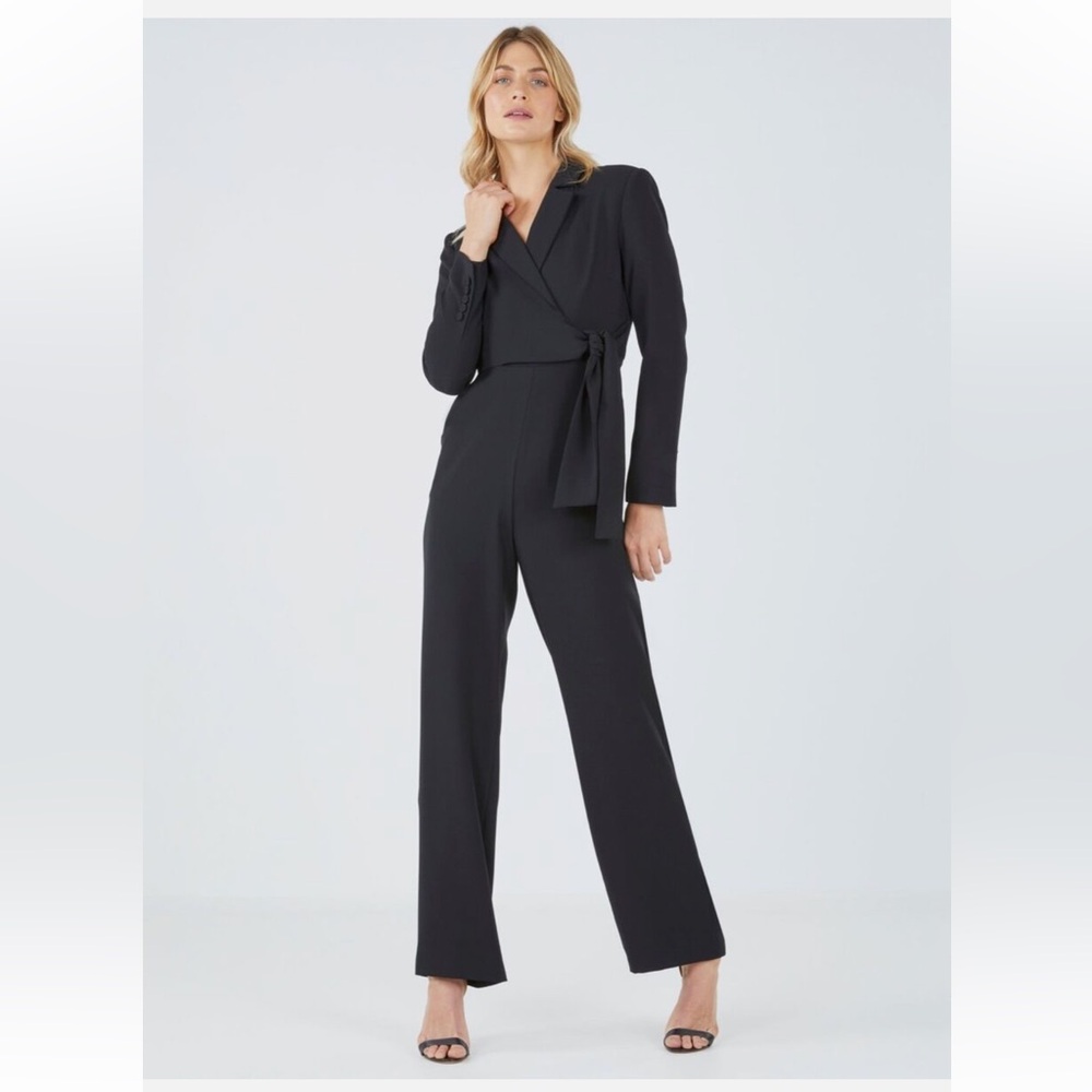 NWT BCBG Maxazria 
Brooklyn Tuxedo Jumpsuit
